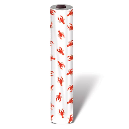 Beistle 40" x 100Ft Red and White Crawfish Table Roll in Red/White | Michaels®